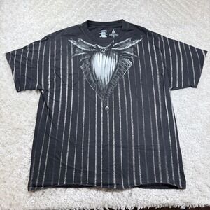 Nightmare Before Christmas T Shirt Men's XL Disney Parks Jack Hanes Beefy T Y2K